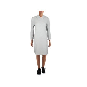 UPC 195841550521 product image for Calvin Klein Womens Gray Heather Long Sleeve Knee Length T-Shirt Dress S - All | upcitemdb.com