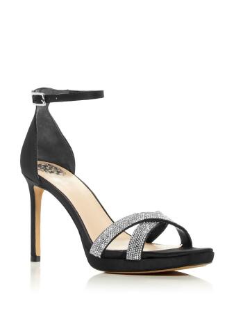 Buckle Detail Crossover Ankle Strap Sandals  Ankle strap, Ankle strap  sandals, Strap sandals women