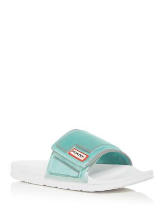 Women's slides best sale with adjustable strap