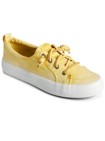 Yellow shop sperry sneakers