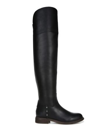 Leather riding boots FRANCO SARTO Black size 8 US in Leather