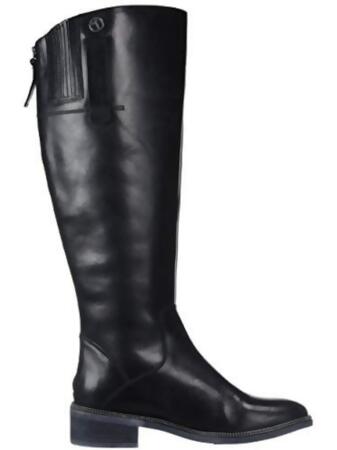 Leather riding boots FRANCO SARTO Black size 8 US in Leather