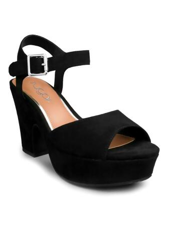 Peep toe buckle plain buckle sale sandals