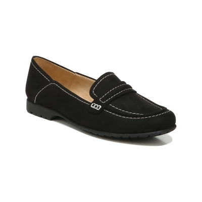 NATURALIZER Womens Black Non-Slip Comfort Dannah Round Toe Slip On Loafers Shoes 7 