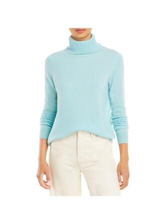 Women's light hotsell blue turtleneck sweater