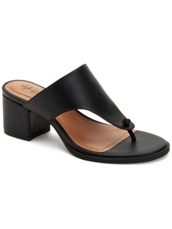 Balenciaga Double Square Thong Sandals in Black | Lyst