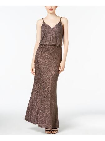 Calvin klein clearance sequin blouson gown