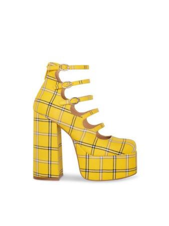 Steve madden yellow outlet pumps