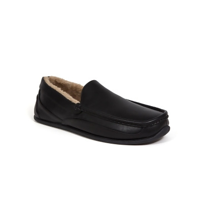 DEER STAGS SLIPPEROOZ Mens Black Slipperooz Round Toe Slip On Slippers Shoes 12 M 