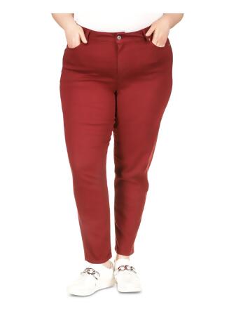 Shop Red High Waist Pants Online for Women at Best Price