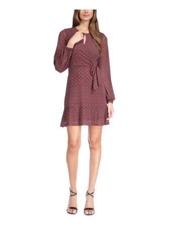 Michael kors hotsell burgundy dress