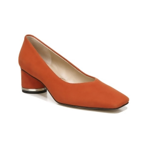 UPC 017142493324 product image for Franco Sarto Womens Orange Padded Pisa Square Toe Slip On Leather Dress Pumps Sh | upcitemdb.com