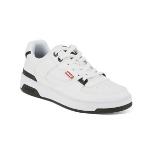 UPC 191605780999 product image for Levi's Mens White Mixed Media Cushioned 521 Mod Round Toe Lace-Up Sneakers Shoes | upcitemdb.com