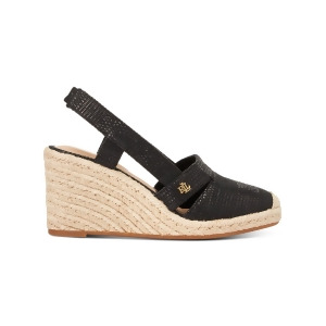 UPC 191232693341 product image for Laundry Womens Black Penelopie Round Toe Wedge Slip On Espadrille Shoes 7 B - Al | upcitemdb.com