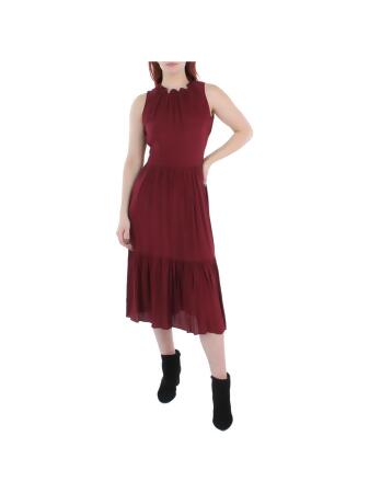 Calvin klein burgundy dress hotsell