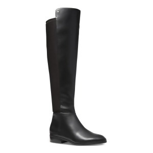 UPC 196108749023 product image for Michael Michael Kors Womens Black Mixed Media Asymmetrical Stretch Padded Bromle | upcitemdb.com