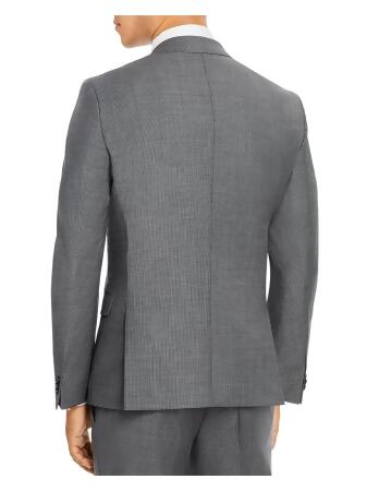 HUGO BOSS Mens Gray Single Breasted, Stretch, Extra Slim Fit Suit Separate Blazer Jacket 38R alternate image