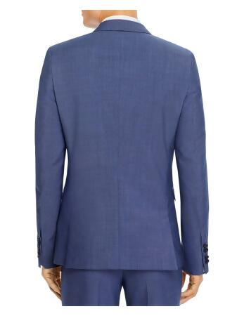 HUGO BOSS Mens Blue Single Breasted, Wool Blend Suit Jacket 42L alternate image