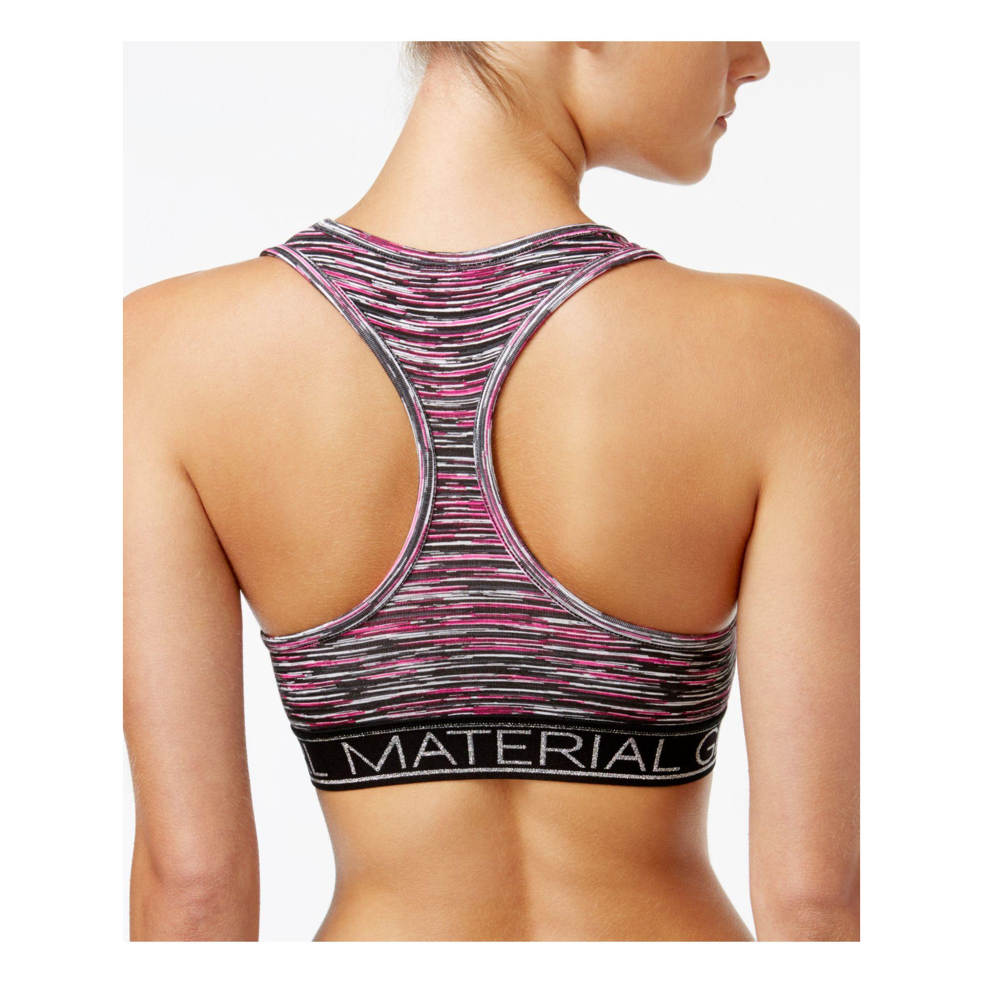 MATERIAL GIRL Intimates Pink Low Impact Everyday Sports Bra Juniors Size: S alternate image