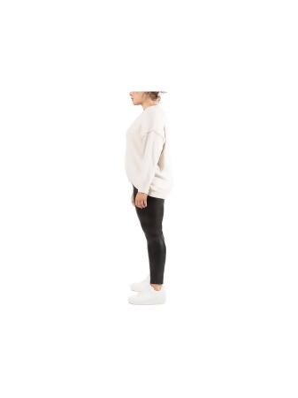 BLACK TAPE Womens Beige Textured Ribbed Front Seam Long Sleeve V