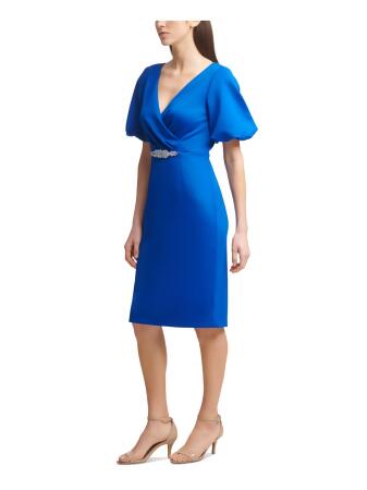 jessica howard surplice sheath dress