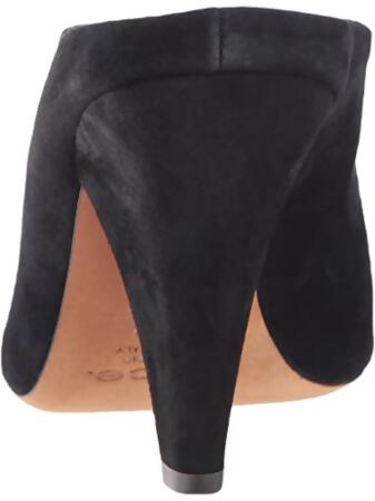 VINCE. Womens Navy Comfort Emberly Round Toe Cone Heel Slip On Leather Heeled Mules Shoes 11 M alternate image