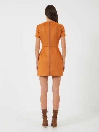 French connection suede clearance dress