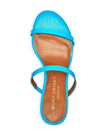 カートジェイガー KURT GEIGER Womens Teal Petra Toe Stiletto Slip