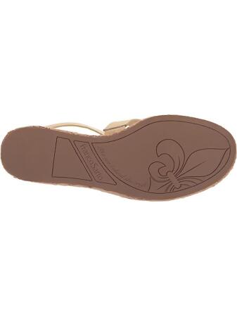 FRANCO SARTO Womens Yellow Cushioned 1-1/2"" Platform Hardware Detail Goring Strappy Adjustable Strap Ankle Strap Palms Round Toe Wedge Buckle Leather Espadrille Shoes 6 M alternate image