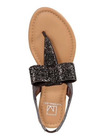 Material girl seana flat sandals cheap