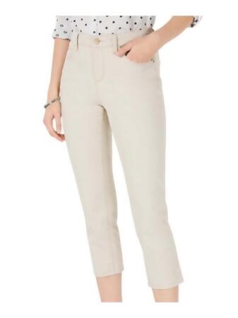 NWT Z-Brand Jeans CAPRI 25x19 Exposed Button Linen CARGO Crop Cropped Pants