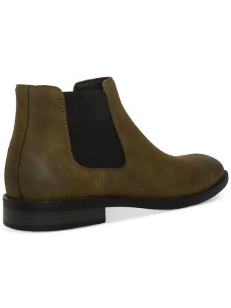 MADDEN Mens Green Cushioned Goring Maxxin Round Toe Block Heel Chelsea 11 alternate image