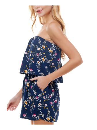 BEBOP Womens Pocketed Strapless Romper alternate image