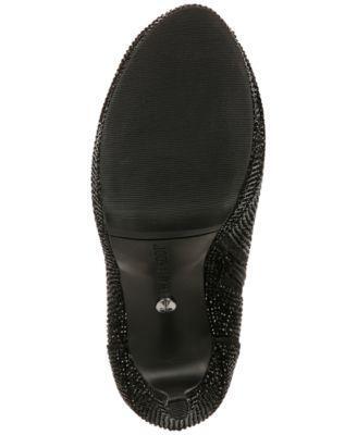 THALIA SODI Womens Black Rhinestone Padded Chiara Round Toe Stiletto Zip-Up Dress Boots 10 M alternate image