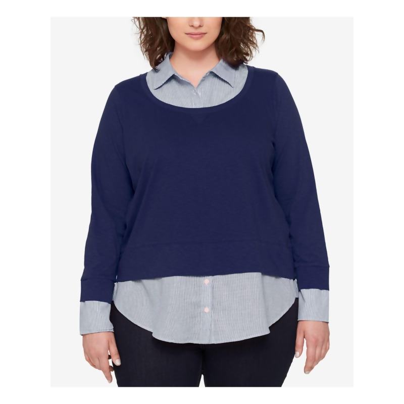 tommy hilfiger long sleeve collar