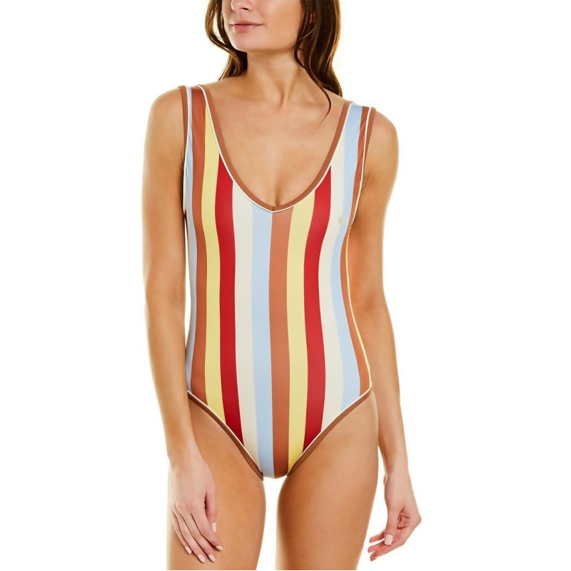 Solid and striped michelle one piece clearance