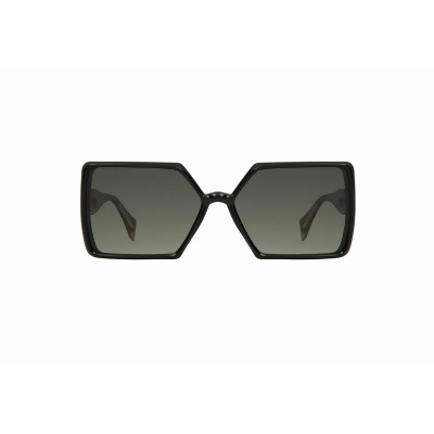 GIGI Sdudios 方形個性設計太陽眼鏡(黑) - ARES-6631/1 