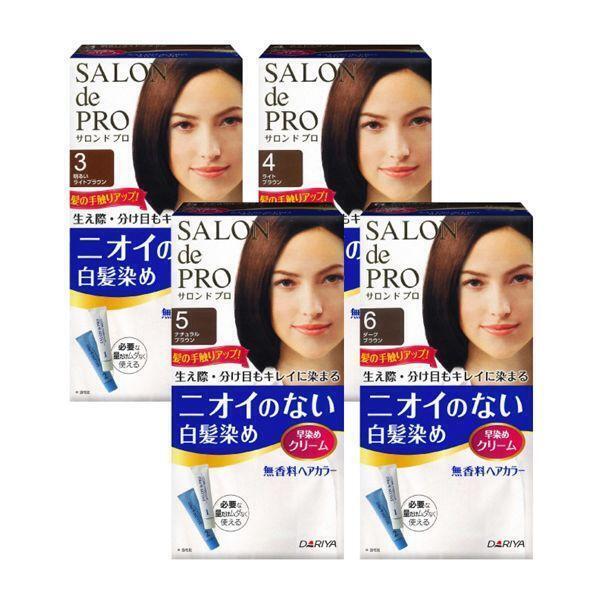 日本DARIYA塔莉雅 沙龍級無味型白髮染髮劑(多色任選4入)