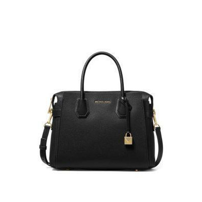 michael kors medium satchel black