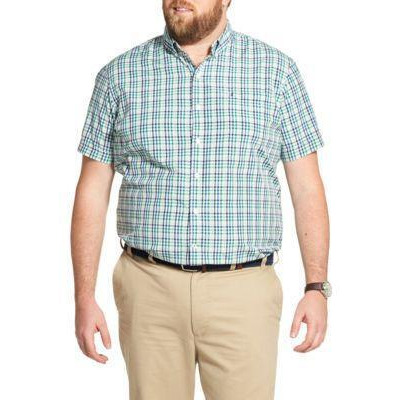 mens big and tall short sleeve button down shirts