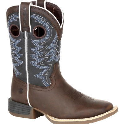 Durango® Lil' Rebel Pro™ Big Kid's Blue Western Boot 