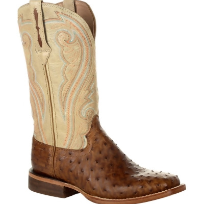 Durango® Premium Exotics™ Women's Full-Quill Ostrich Sunset Wheat Western Boot 