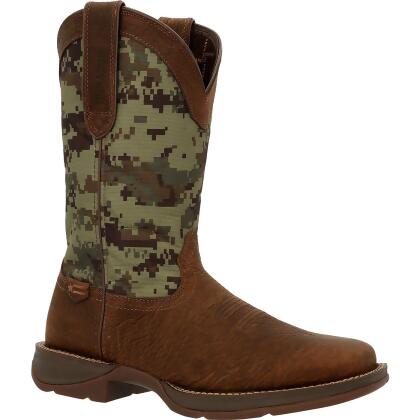 Rebel™ by Durango® Green Digi Camo Western Boot 