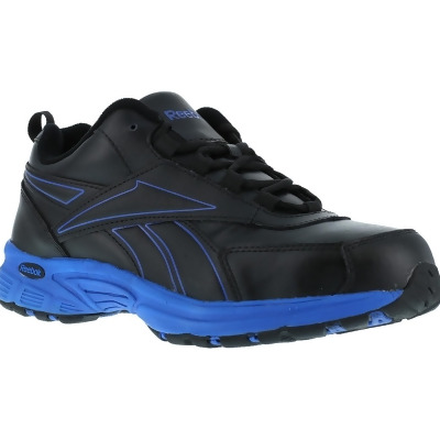 Reebok Ateron Men's Black Blue Steel Toe Work Athletic Shoe 
