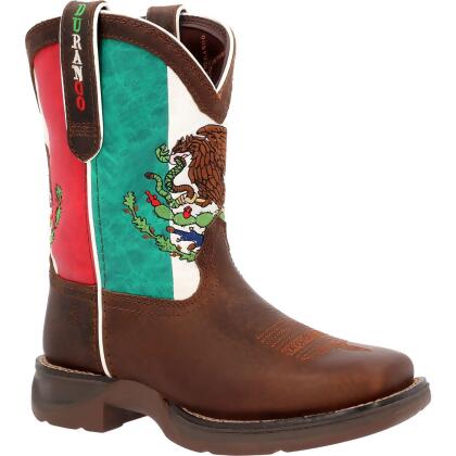 Lil’ Rebel™ by Durango® Big Kids’ Mexican Flag Western Boot 