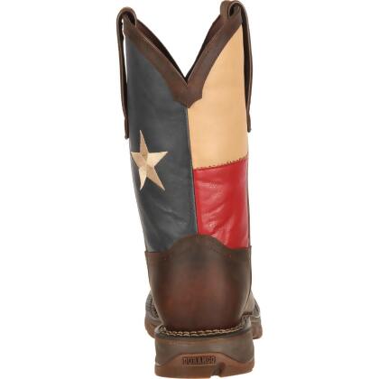 Rebel™ by Durango® Steel Toe Texas Flag Western Boot alternate image