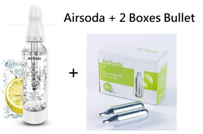 AirSoda便携式梳打氣泡機 (配兩盒氣彈，每盒10粒，共20粒氣彈)(現貨)-Shop.Com 