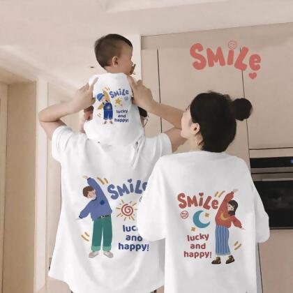 smile多色運動親子裝
