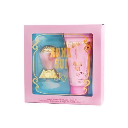 《畢業禮物》ANNA SUI 安娜蘇 浪漫香氛組(淡香水迷你瓶5ml+身體體乳30ml)
