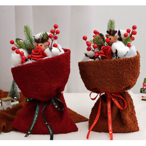《聖誕節》送愛麋鹿 浪漫聖誕花束